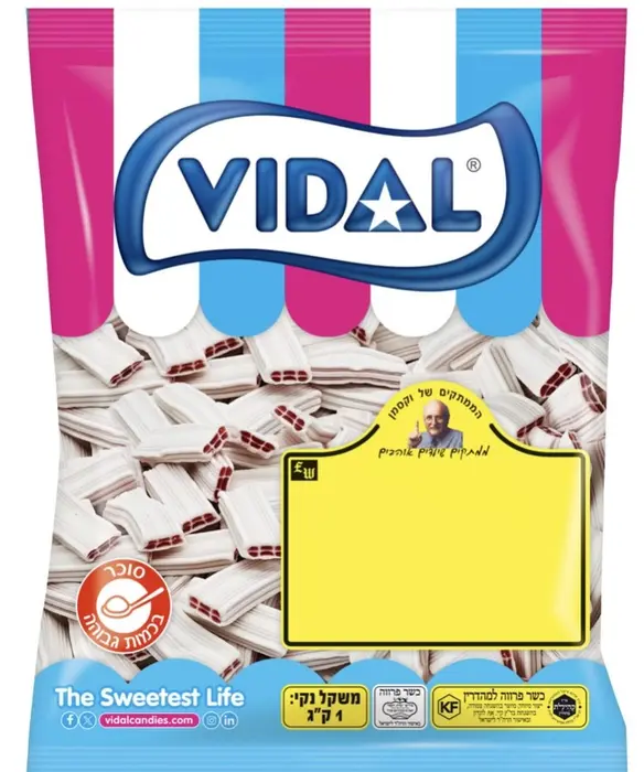 לקריץ בלוק לבן בטעם תות וניל