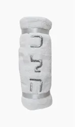 מגבת גוף עם כיתוב של כלה בצבע כסף                                         70X14