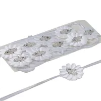 חבילת 10 פדים לחינה בצורת חמסה כוללים סרט קשירה - כסף