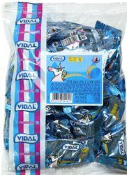 רולה בלטה כחול כ-30 יחידות בשקית. 19 גרם ביחידה. עלות ליחידה כ-1.14 ש"ח.