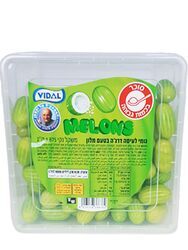 מסטיק בטעם מלון גדול מכיל 1.875 ק"ג. כ-190 יחידות מלון לערך. כ-40 אג' ליחידה.