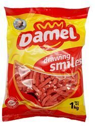 לקריץ אדום חתוך סוכר בטעם תות שדה - קילו