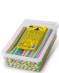 לקריץ עבה צבעוני מסוכר 1.55 ק"ג כ-56 יחידות עלות ליחידה כ-0.95 ש"ח