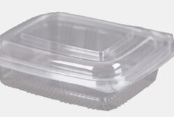 אריזת אחסון שקופה מעדניה 40 - 400 יחידות בקרטון. כ-0.50 אג' ליחידה.