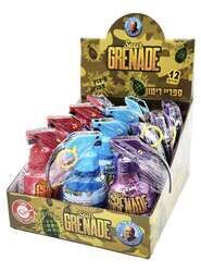 ספריי רימון חמוץ בטעמי פירות. 12 יחידות בקופסא ליחידה כ-3.75 ש"ח.