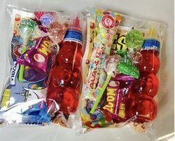 50 שקית יום הולדת -כל שקית מכילה 7 מוצרים של חברת וקסמן