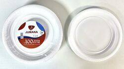 צלחות חד פעמיות איכותיות גודל 9 בלתי שבירות מתאימות לשימוש במיקרוגל. 100 יחידות בחבילה. 10 חבילות בארגז. כ- 13.3 לחבילה. נמכר בארגז בלבד.