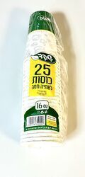 כוסות לשתייה חמה מעוצבות 16 OZ בקרטון 1000 יחידות, 40 שרוולים. בכול שרוול 25 כוסות, מחיר שרוול כ-7.1 ש"ח. נמכר בארגז בלבד.
